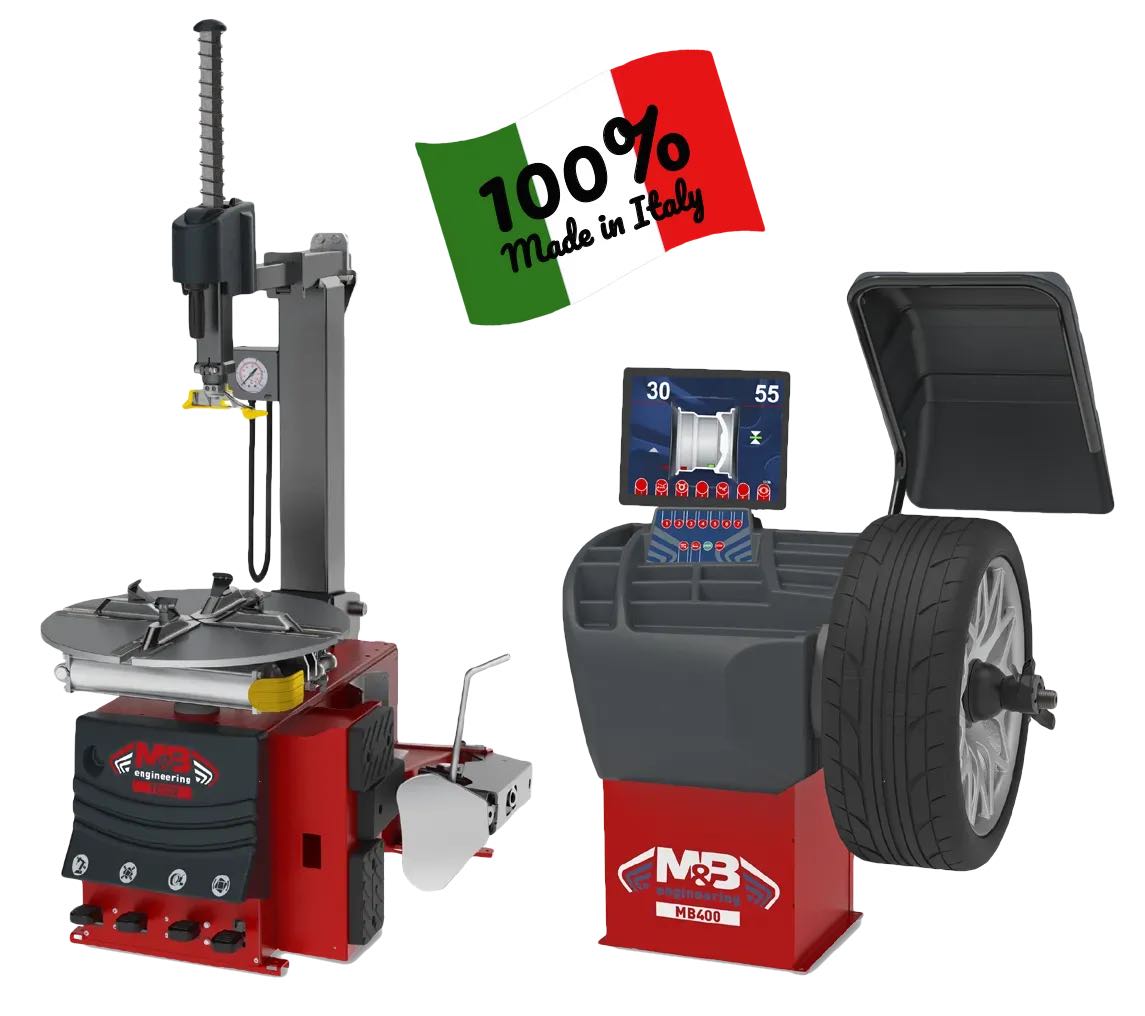 Комплект оборудования M&B: шиномонтажный станок TC 722PG и балансировочный станок MB400 (R)